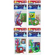 Закладки-ляссе « Нетеряшки » для формата А4 Наклей-Ка самоклеющиеся, ассорти, 2 узкие ленты и 2 накл