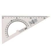 Треугольник 30х60 град. 17см с транспортиром ТТ-17