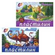 Пластилин восковой ЛУЧ «Фантазия», 24 цвета, 360 г, со стеком, картонная упаковка, 25С1525-08