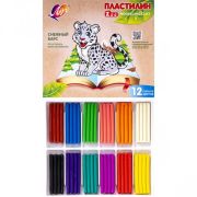 Пластилин классический ЛУЧ «Zoo», 12 цветов, 180 г, картонная коробка, 29C 1722-08