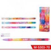 Ручка гелевая со стираемыми чернилами SPACE, СИНЯЯ, игольчатый пиш.узел 0.5мм,термочувст. черн.