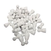 Фишка деревянная белая, 2,5 см, для настольных игр