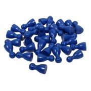 Фишка деревянная синяя, 2,5 см, для настольных игр