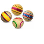 40433 Мяч детский Эко Дорожки, 20 см, ручное окраш.,в ассорт.