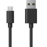 Дата кабель Smartbuy MicroUSB длина 15 см черный <3 А iK-020