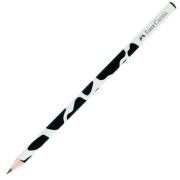 Карандаш чернографитный FABER-CASTELL, 1 шт., «Triangular Cow», B, трехгранный, 118366