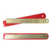 Линейка металлическая 15см в чехле SS15