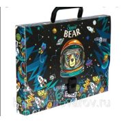 Папка-портфель 1отд. A4 Erich Krause «Space Bear» 800мкм рисунок