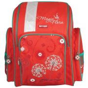 УЦЕНКАРанец жесткокаркасный BRAUBERG дев. красный одуванчик 36х26х14см