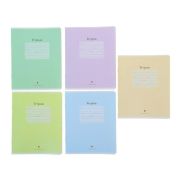 Тетрадь А5  12л « Альт » клетка Люкс, офсет, на скобе, обложка- мелованный картон, отделка- выборочный лак, скругленные углы, 5 дизайнов