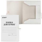 Папка для бумаг с завязками картонная STAFF.310г/м2, до 200л.