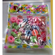 Резинка для волос 0042 Тонкая велюр, цв.асс.,упаковка, J.Otten