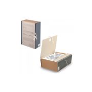 Папка Архивный короб STAFF. 12см переплетённый картон. корешок-бумвинил2х/б завязки до 1000л. 126903