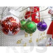 Шары ёлочные 8см*2шт в блистере в ассорт.