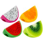 Точилка ArtSpace «Фрукты», 1 отверстие, контейнер, ассорти