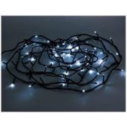 Гирлянда диоидная 304 L черный шнур мерцающая