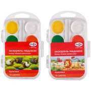 Акварель Гамма «Мультики» медовая, 16 цв. без кисти 211046_16