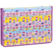 Папка для труда 1отд. А4 ArtSpace «Coffee like» картон, молния вокруг