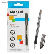 Ручка шариковая MAZARI  TORINO чёрная 0,7 мм рез. корпус М-5701-71