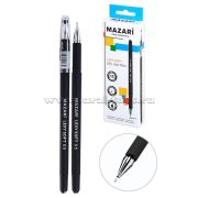 Ручка гелевая  LEXY SOFT, ЧЕРНАЯ, игольчатый пишущий узел 0.5 мм, пластиковый корпус с покрытием «Soft» из синтетического каучука, сменный стержень 135,2 мм