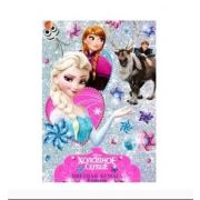 Бумага цветная «Холодное сердце» 16 листов, 8 цветов, размер 290*205 мм, внутренний блок - газ