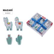 Ластик SAHARA, термопластичная резина, фигурный, 4 дизайна, ОПП- упаковка / картонный дисплей