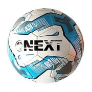 SC-1PVC300-3 Мяч футбольный Next, ПВХ 1 слой, 5 р., камера рез., маш.обр., в ассорт. в пак. в кор.50шт