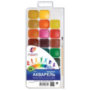 Краски акварельные ЛУЧ «Классика» 24цв медов. с кистью, 19С 1295-08