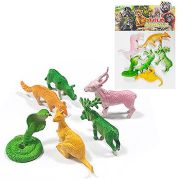 Набор животных « Wild animals » Австралийские животные 6 фигурок, упаковка ПВХ 13*16см, европодвес