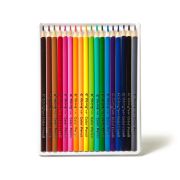 Карандаши цветные Alingar  «Гранд тур», 18 цв., треугольные, деревянные, картон. упак., европодвес