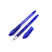 Ручка шариковая Alingar синяя, 0,7 мм, масляная,игольчатый наконечник, резиновый грип