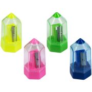 Точилка ArtSpace «Карандаш», 1 отверстие, контейнер, ассорти