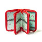 Пенал школьный 3D 3-х секционный, ассорти