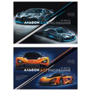 Альбом для рисования 24л А4 ArtSpase«Авто» на скрепке