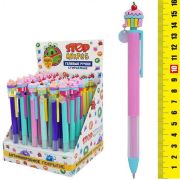 Ручка гелевая «Пироженка», антибакт.покрытие, син.стерж, 0,5мм, ассорти CF7018 STOPМИКРОБ