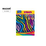 Набор цветной бумаги 16 л., 8 цв., двусторонняя,205*270 мм, офсетная обложка,блок 43 г/м2