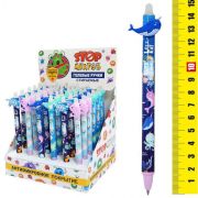 Ручка гелевая «Морской мир», СТИРАЕМАЯ, антибакт.покрытие, син.стерж, 0,5мм, ассорти СF2560 STOPМИКРОБ /1 /36 /0 /1296