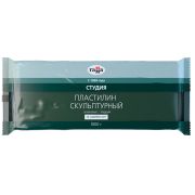 Пластилин скульптурный Гамма «Студия», оливковый, твердый, 1кг, пакет