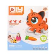 Робот-конструктор Мой маленький питомец, свет, звук, бежит за едой, 17 деталей, эл.пит. АА*2 не вх.в комплект