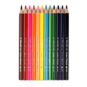 Карандаши утолщенные 12 цв., деревянные, картонная упаковка, европодвес