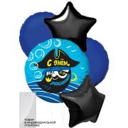 Набор шаров Букет5 шаров ПИРАТ   фольга 75123