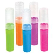 Пенал-тубус СТАММ «Intensive», пластиковый, 190х45 мм, 5 цветов ассорти, ПН38