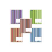 Тетрадь 24 л. BRAUBERG, клетка, обложка картон, ПОЛОСКИ, 401863