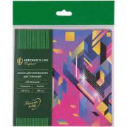 Набор бумаги для скрапбукинга GreenWich Line «Абстракция» 6л 15*15см