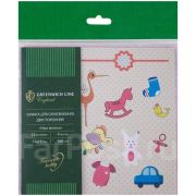 Набор бумаги для скрапбукинга GreenWich Line «Наш малыш» 6л 15*15см