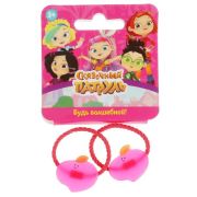 Акс-ры д/девочек ЭНЧЕНТИМАЛС резинки для волос с украш. фрукты, 2шт МИЛАЯ ЛЕДИ уп-10шт в кор.100уп