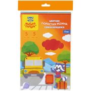 Цветная пористая резина Мульти-Пульти А4 5л 5цв. 2мм ассорти 22284