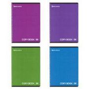 Тетрадь А4, 96 л., BRAUBERG ЭКО, гребень, клетка, обложка картон, МОНОХРОМ 2, 402058