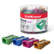Металлическая точилка ErichKrause® Ferro Color, цвет корпуса ассорти (в тубусе по 48 шт.)