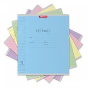 Тетрадь школьная ученическая ErichKrause® Классика ассорти, 18 листов, линейка (в плёнке по 10 шт.)